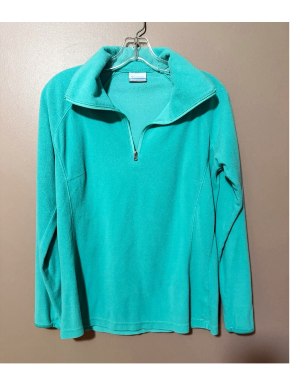 Columbia Women's Fleece 1/4 Zip Mock Neck Pullover Sweatshirt M